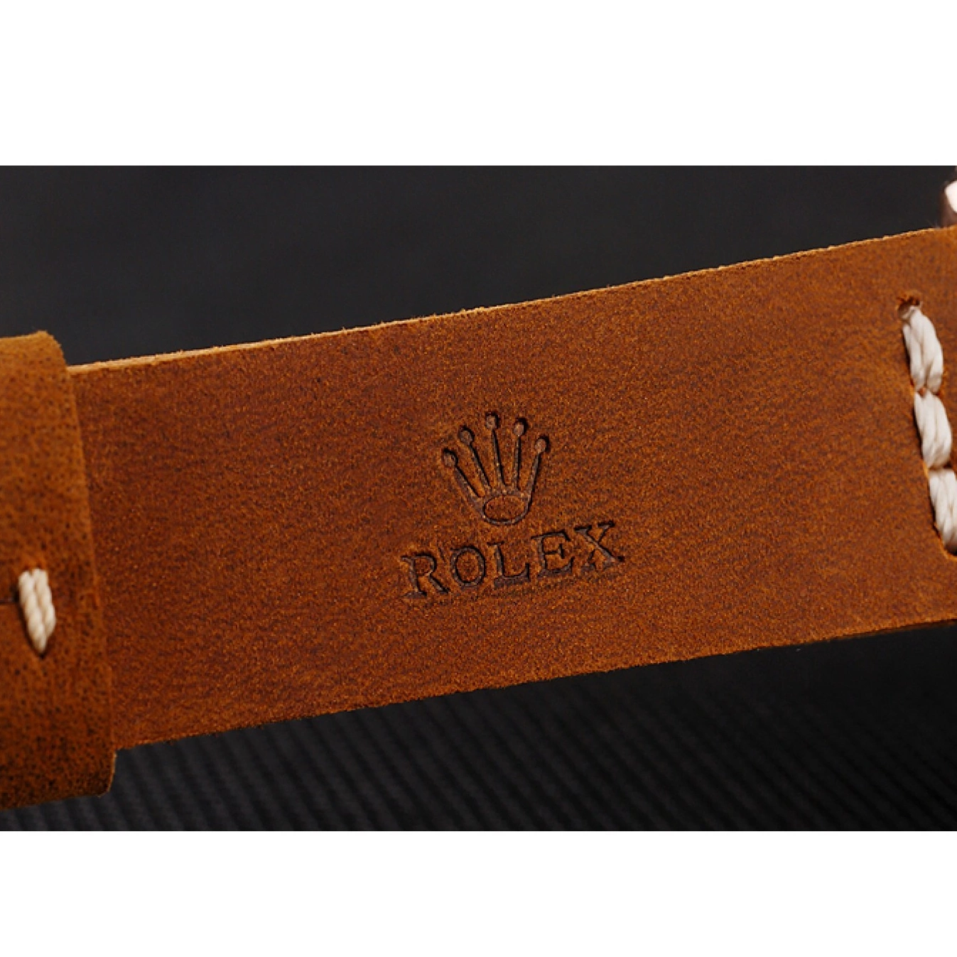 Aaa replica watch Bracelet Master Gold Brown 1453861 Case Dial Rose Leather Rolex Black Yacht 0602